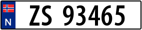 Truck License Plate